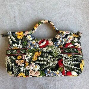 NWOT Vera Bradley PoppyFields Cotton Handled Clutch Bag